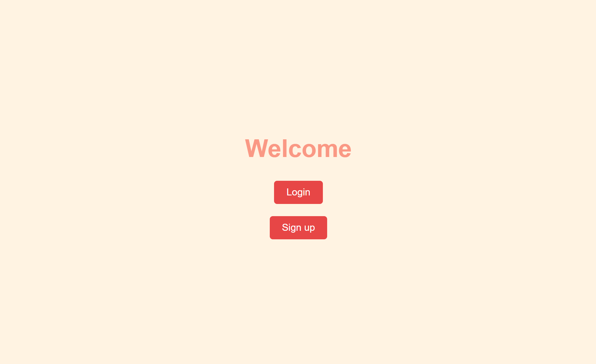 Screenshot of the project